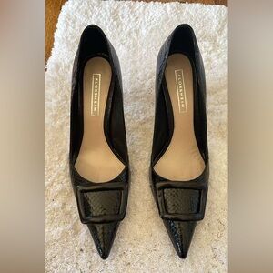 Florsheim Women's Black Textured Heels